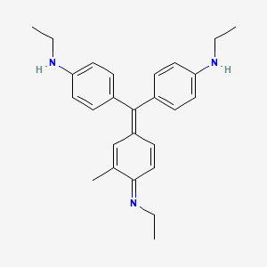 molecular formula C26H31N3 B1201448 Hoffman's violet free base 