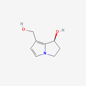 molecular formula C8H11NO2 B1201450 Dehydroheliotridine CAS No. 26400-24-8