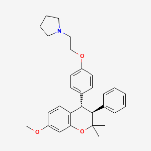 molecular formula C30H35NO3 B1201456 中色曼 CAS No. 78994-25-9