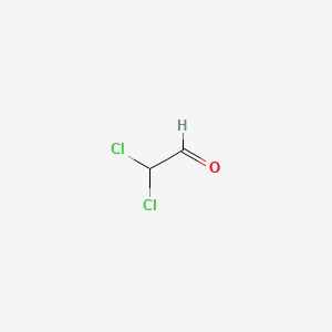 molecular formula C2H2Cl2O B1201461 Dichloroacetaldehyde CAS No. 79-02-7