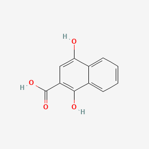 molecular formula C11H8O4 B1201469 1,4-Dihydroxy-2-naphthoic acid CAS No. 31519-22-9