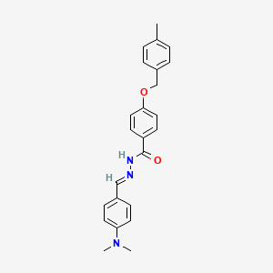 N'-(4-(Dimethylamino)benzylidene)-4-((4-methylbenzyl)oxy)benzohydrazide