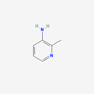 molecular formula C6H8N2 B1201488 3-Amino-2-methylpyridine CAS No. 3430-10-2