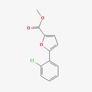 molecular formula C12H9ClO3 B12014926 Methyl 5-(2-chlorophenyl)furan-2-carboxylate CAS No. 41019-38-9