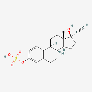 molecular formula C20H24O5S B1201503 Ethinylestradiol-3-sulfate CAS No. 24560-70-1