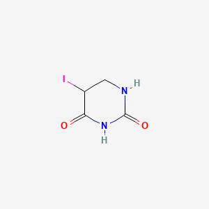 molecular formula C4H5IN2O2 B1201511 5-碘-5,6-二氢尿嘧啶 CAS No. 60763-80-6