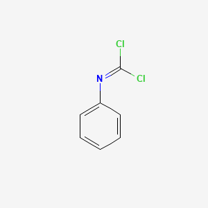 molecular formula C7H5Cl2N B1201521 Phenylcarbylamine chloride CAS No. 622-44-6