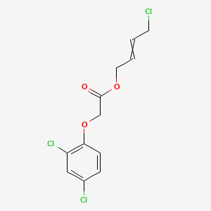 molecular formula C12H11Cl3O3 B1201526 2,4-D chlorocrotyl ester CAS No. 2971-38-2