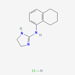 molecular formula C13H18ClN3 B1201527 盐酸曲马唑林 CAS No. 3715-90-0