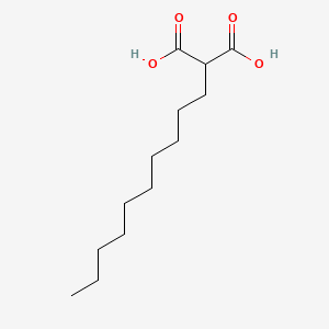 molecular formula C13H24O4 B1201528 Decylmalonic acid CAS No. 4372-29-6