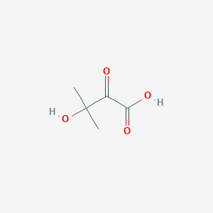 molecular formula C5H8O4 B1201541 3-羟基-3-甲基-2-氧代丁酸 CAS No. 6546-31-2