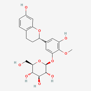 molecular formula C22H26O10 B1201547 耳穴草苷 