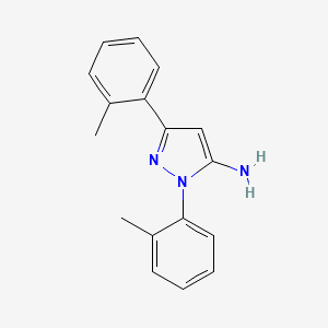 1,3-Bis(2-methylphenyl)-1H-pyrazol-5-amine