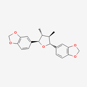 molecular formula C20H20O5 B1201550 (+)-高巴菌素 CAS No. 61891-31-4