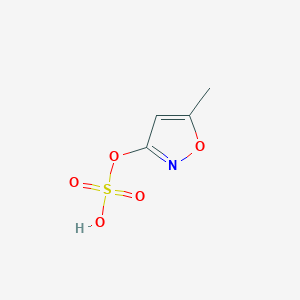 molecular formula C4H5NO5S B1201554 5-甲基-3-异恶唑基硫酸盐 