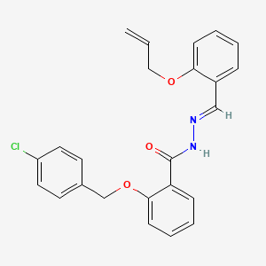 N'-(2-(Allyloxy)benzylidene)-2-((4-chlorobenzyl)oxy)benzohydrazide