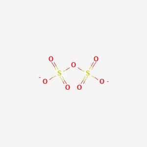 molecular formula S2O7(2−)<br>O7S2-2 B1201573 二硫酸盐 CAS No. 16057-15-1