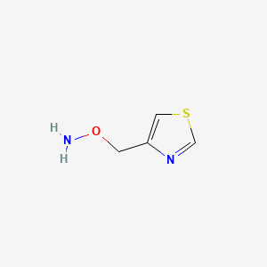molecular formula C4H6N2OS B1201594 Thiazol-4-ylmethoxyamine CAS No. 35285-42-8