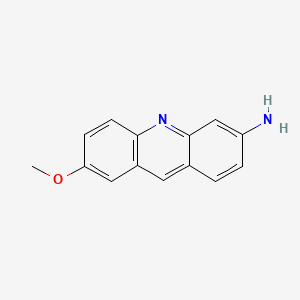 molecular formula C14H12N2O B1201605 7-Methoxy-3-acridinamine CAS No. 82138-45-2