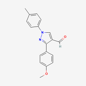 3-(4-Methoxyphenyl)-1-P-tolyl-1H-pyrazole-4-carbaldehyde