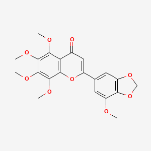 molecular formula C21H20O9 B1201618 Eupalestin CAS No. 73340-44-0