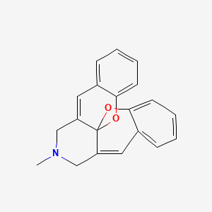 molecular formula C20H17NO2 B1201624 7-甲基-7,8-二氢-6H-二色烯[3,2-c:2',3'-d]吡啶 