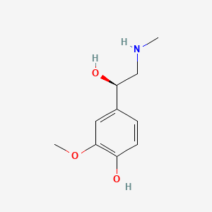 molecular formula C10H15NO3 B1201628 L-甲基肾上腺素 CAS No. 2282-54-4