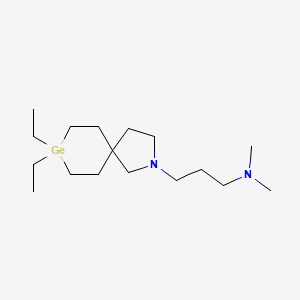 molecular formula C17H36GeN2 B1201630 Spirogermanium CAS No. 41992-23-8
