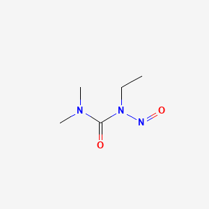 molecular formula C5H11N3O2 B1201633 N',N'-Dimethyl-N-ethyl-N-nitrosourea CAS No. 50285-71-7