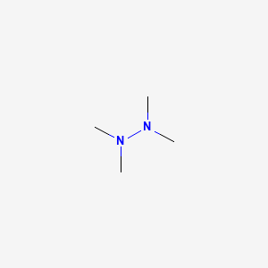 molecular formula C4H12N2 B1201636 Tetramethylhydrazine CAS No. 6415-12-9