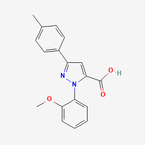 1-(2-Methoxyphenyl)-3-P-tolyl-1H-pyrazole-5-carboxylic acid