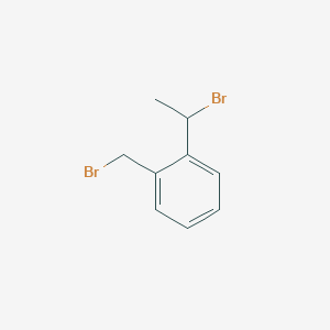 molecular formula C9H10Br2 B12016462 1-(1-Bromoethyl)-2-(bromomethyl)benzene CAS No. 35106-84-4