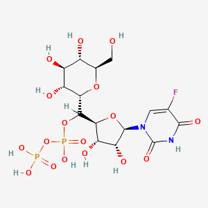 molecular formula C15H23FN2O17P2 B1201673 5-Fluorouridine diphosphate glucose CAS No. 79965-09-6