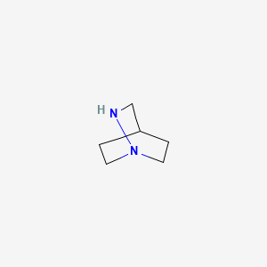 molecular formula C6H12N2 B1201681 1,2-Diazabicyclo[2.2.2]octane CAS No. 329-94-2