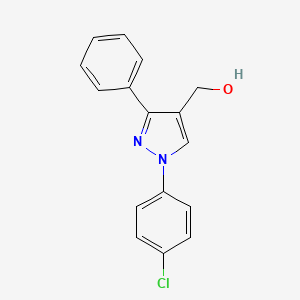 (1-(4-Chlorophenyl)-3-phenyl-1H-pyrazol-4-YL)methanol