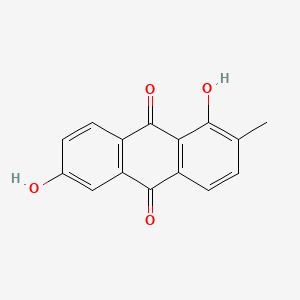 molecular formula C15H10O4 B1201738 Soranjidiol CAS No. 518-73-0