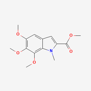 Methyl 5,6,7-trimethoxy-1-methyl-1H-indole-2-carboxylate