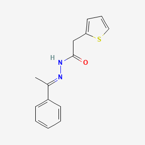 N'-(1-Phenylethylidene)-2-(2-thienyl)acetohydrazide