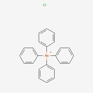 molecular formula C24H20AsCl B1201796 Tetraphenylarsonium chloride CAS No. 507-28-8