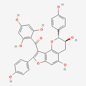molecular formula C30H22O10 B1201799 Daphnodorin B CAS No. 95733-02-1