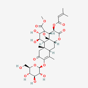 molecular formula C32H42O16 B1201800 苦楝苷 B CAS No. 69687-69-0