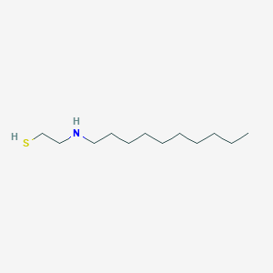 molecular formula C12H27NS B1201805 2-(癸基氨基)乙硫醇 CAS No. 5891-06-5
