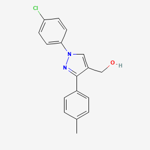 (1-(4-Chlorophenyl)-3-P-tolyl-1H-pyrazol-4-YL)methanol