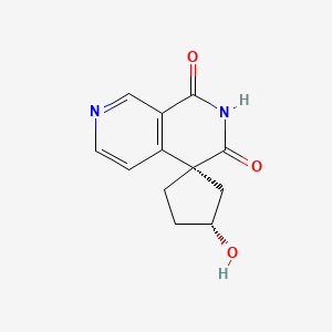molecular formula C12H12N2O3 B1201815 紫花苜蓿碱 CAS No. 72776-95-5