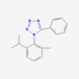 molecular formula C17H18N4 B1201818 1-(2-甲基-6-异丙基苯基)-5-苯基四唑 