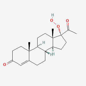 molecular formula C21H30O4 B1201836 17alpha-Hydroperoxyprogesterone CAS No. 28990-01-4