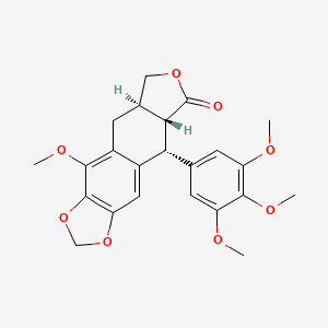 molecular formula C23H24O8 B1201837 beta-Peltatin A methyl ether CAS No. 23978-65-6