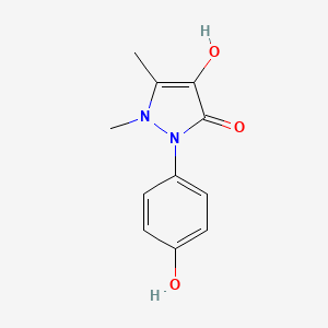 molecular formula C11H12N2O3 B1201843 4,4'-Dihydroxyantipyrine CAS No. 72732-51-5