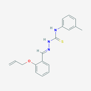 2-(allyloxy)benzaldehyde N-(3-methylphenyl)thiosemicarbazone