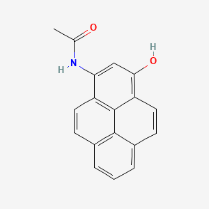 molecular formula C18H13NO2 B1201855 1-Acetamidopyren-3-ol CAS No. 99026-65-0